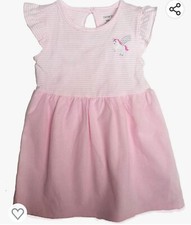 Carters Baby Girl Tutu Pink Striped With Unicorns Size 6 Months