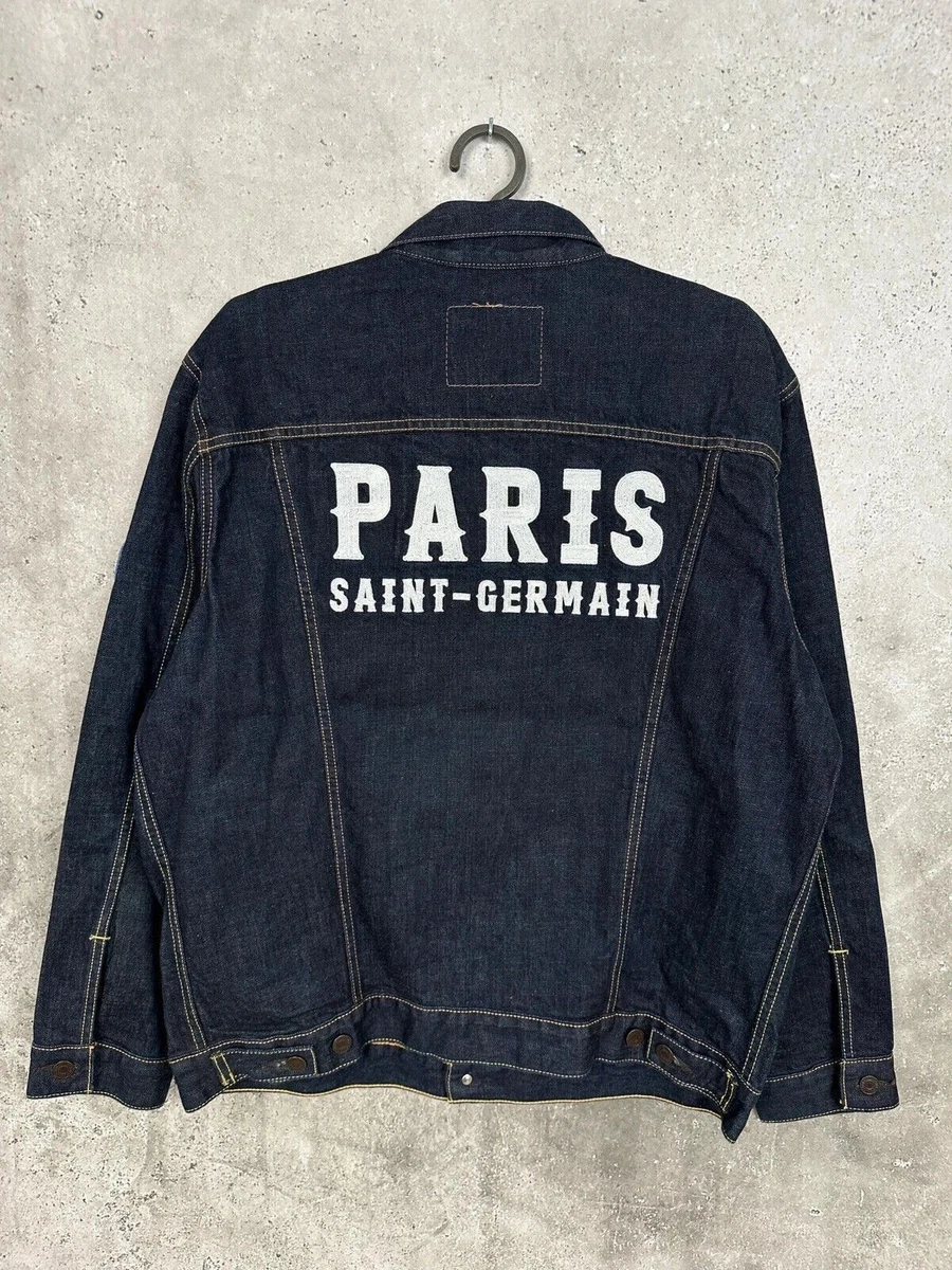 LEVI&#039;S x PARIS SAINT GERMAIN PSG JEANS JACKET SIZE L | eBay