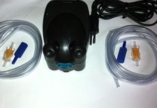 NEWA 22 Aeratore Areatore Ossigenatore 2 uscite acquari Kit Tubo Porosa Valvola