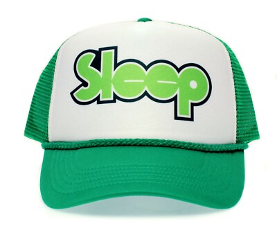 Sleep Rock Band Truckers Hat Stoner Adjustable One-Size Adult Cap Multi Color