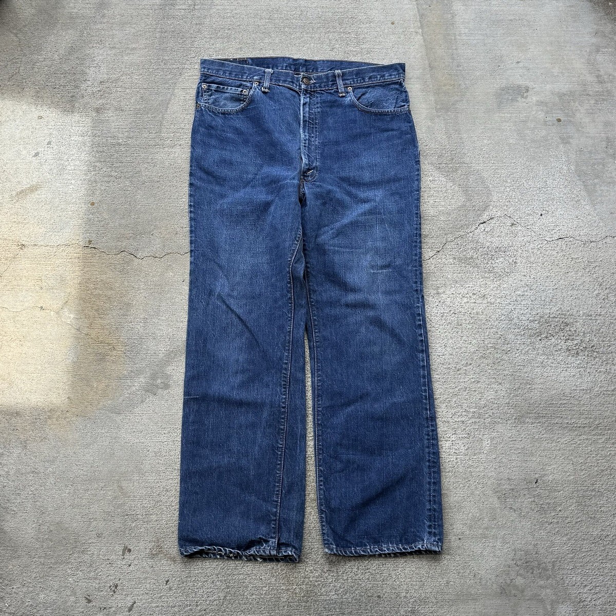 Vintage Levis 517 Big E Jeans 36x30 1960's Talon Zip Rare Vintage Levis 517 Big E Jeans 36x30 1960's Talon Zip Rare