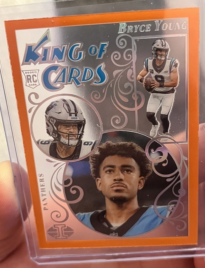 2023 Panini Illusions ILLUSIONIST & Orange King Of Cards - Bryce Young RC