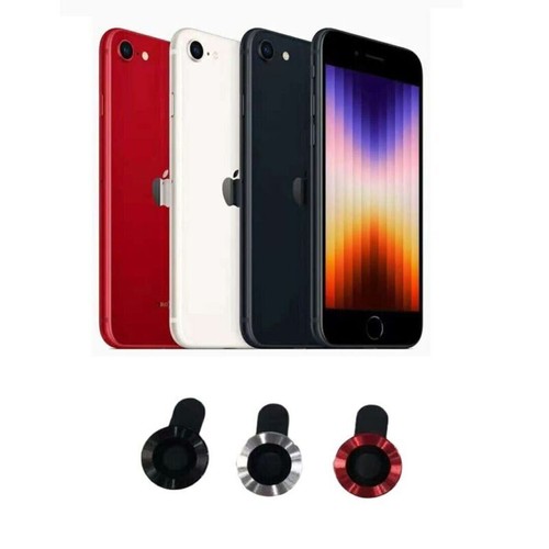 Ring Cover Camera Metal Glass Protector Alloy Lens Film For iPhone SE 2022 SE3 - Picture 4 of 13