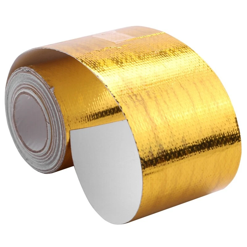 Thermal Tape Air Heat Insulation Wrap Reflective Heat Adhesive Engine O8J1