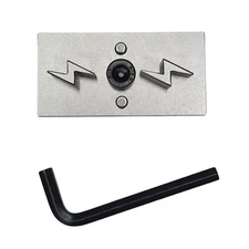 Flash Shape Disc Cutter  - Set of 2 Punches Different Sizes - Size: 25mm & 28mm