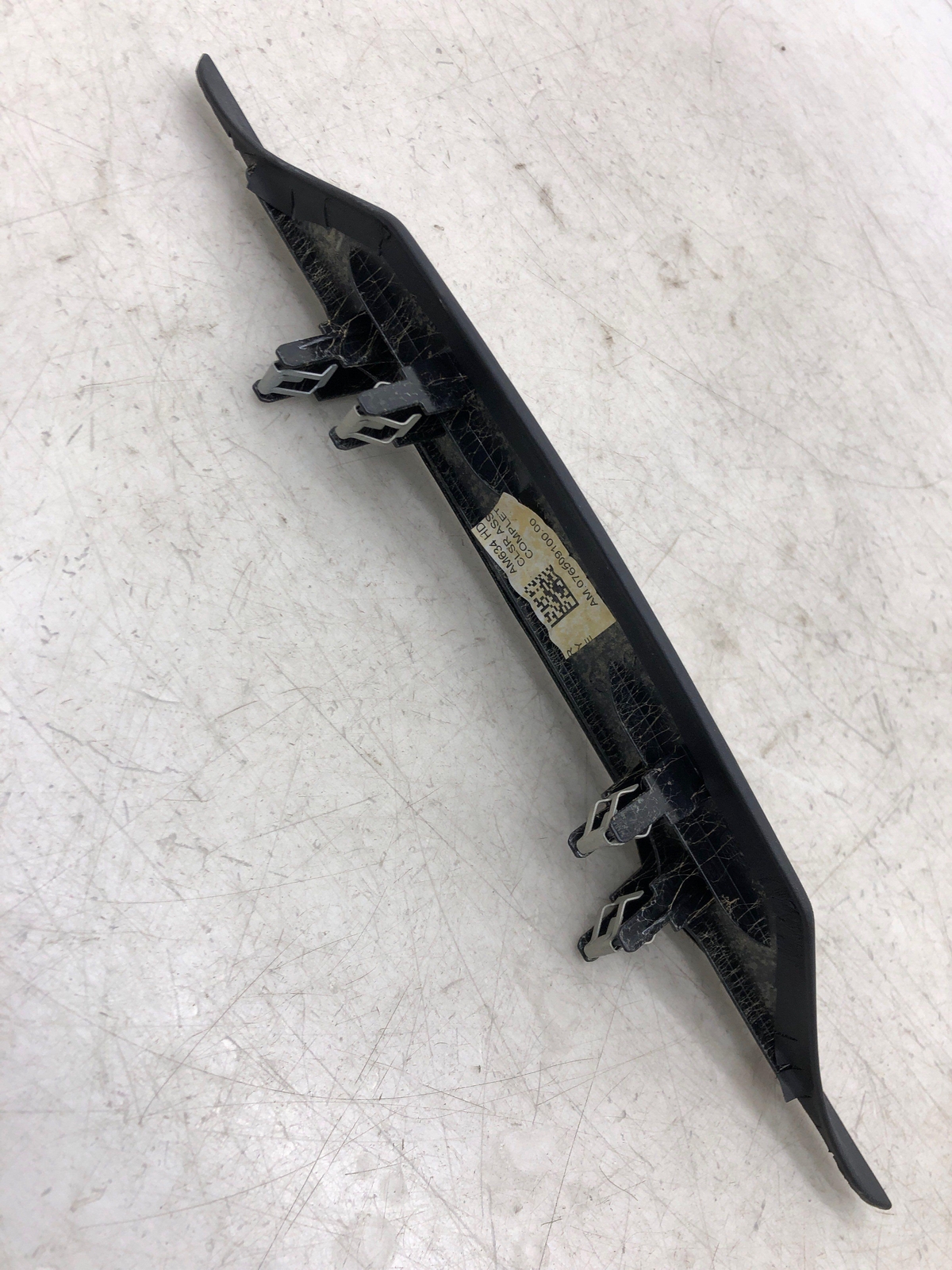 2020-2023 ASTON MARTIN VANTAGE CONSOLE REAR TRIM PANEL COVER BLACK LEATHER OEM