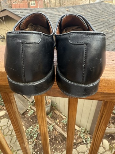 Allen Edmonds Delray Bench Welt $325 Men's Split Toe Oxfords Shoes Sz 10.5 D BLK - Picture 11 of 14