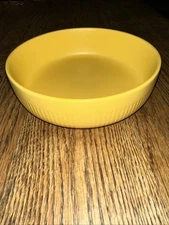 East Main Co Yellow Ribbed Bowl 9”x2.75”