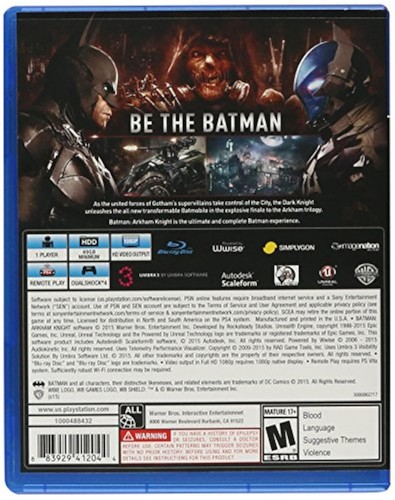 Batman: Arkham Knight für PlayStation 4 PS4 PS5 sehr gut 3Z - Bild 2 von 3