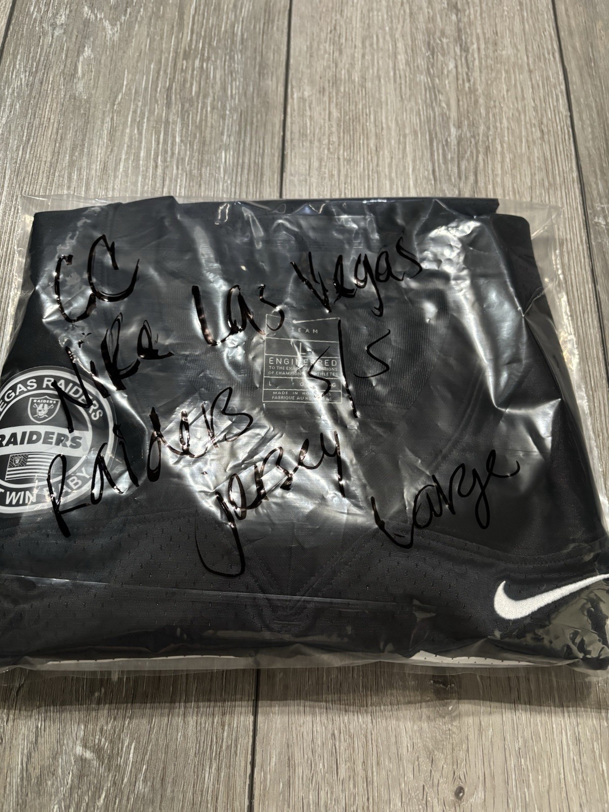 Nike Las Vegas Raiders Mesh Practice Football Jersey. Mens L. Black. NFL. thumbnail 12