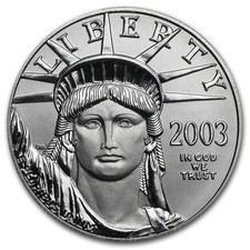 2003 1 oz American Platinum Eagle BU 2021.07 per troy oz