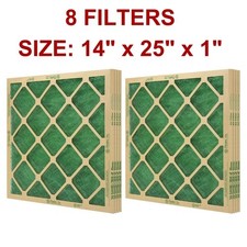 Flanders 14x25x1 Precisionaire Nested Glass Air FIlter High-Quality 2 PACK