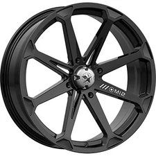 4/156 MSA M12 Diesel Wheel 14x7 4.0 + 3.0 Black For POLARIS RZR XP Turbo DYNAMIX