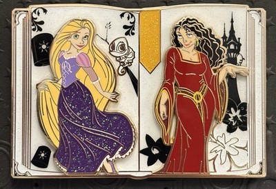 Disney Pink A La Mode Rapunzel Gothel Storybook Pin LE 150 Tangled Chaser