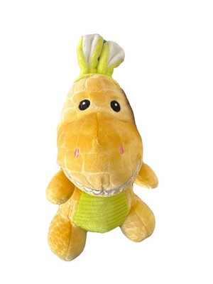 Dinosaur with Bunny Ears Plush, Green and Yellow, Easter by Way To Celebrate 9 