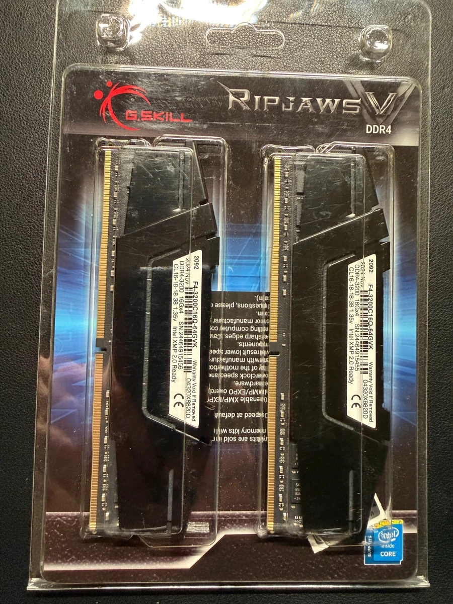G. SKILL PC4-25600 (DDR4-3200) Bus Speed DDR4 SDRAM Memory (RAM