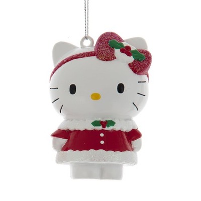 Kurt S. Adler Hello Kitty in Red and White Sweater Dress Ornament