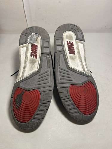 Air Jordan 3 Retro OG 2024 Nero Cemento DN3707 010 Rosso Fuoco Uomo Taglia 7 - Foto 18 di 20