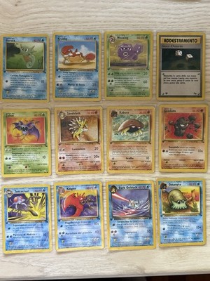 Pokémon TCG Lot 12 Karten Vintage 1999 Deutsch 1. Edition