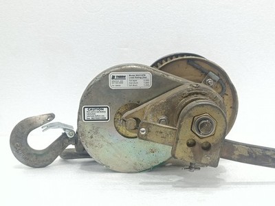 THEN M4312PB SUPERGEAR HANDWINDE MIT CAMPBELL 2 TON SNATCH BLOCK & DRAHTSEIL