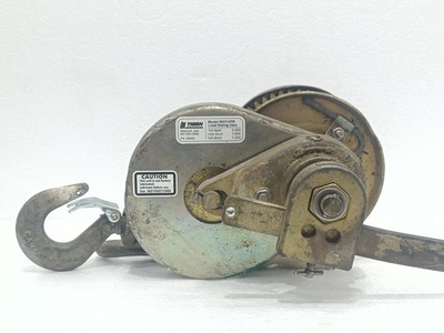 #ad THERN M4312PB SUPERGEAR HAND WINCH WITH CAMPBELL 2 TON SNATCH BLOCK amp; WIRE ROPE $499.50
