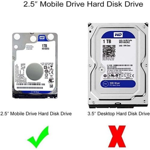Adaptateur Convertisseur pour Disque Dur HDD SSD USB 3 To SATA 2,5 " Avec 2TB - Photo 5/5