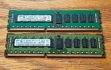 Samsung 8GB 2X4GB M393B5273CH0-YH9 PC3L-10600R DDR3