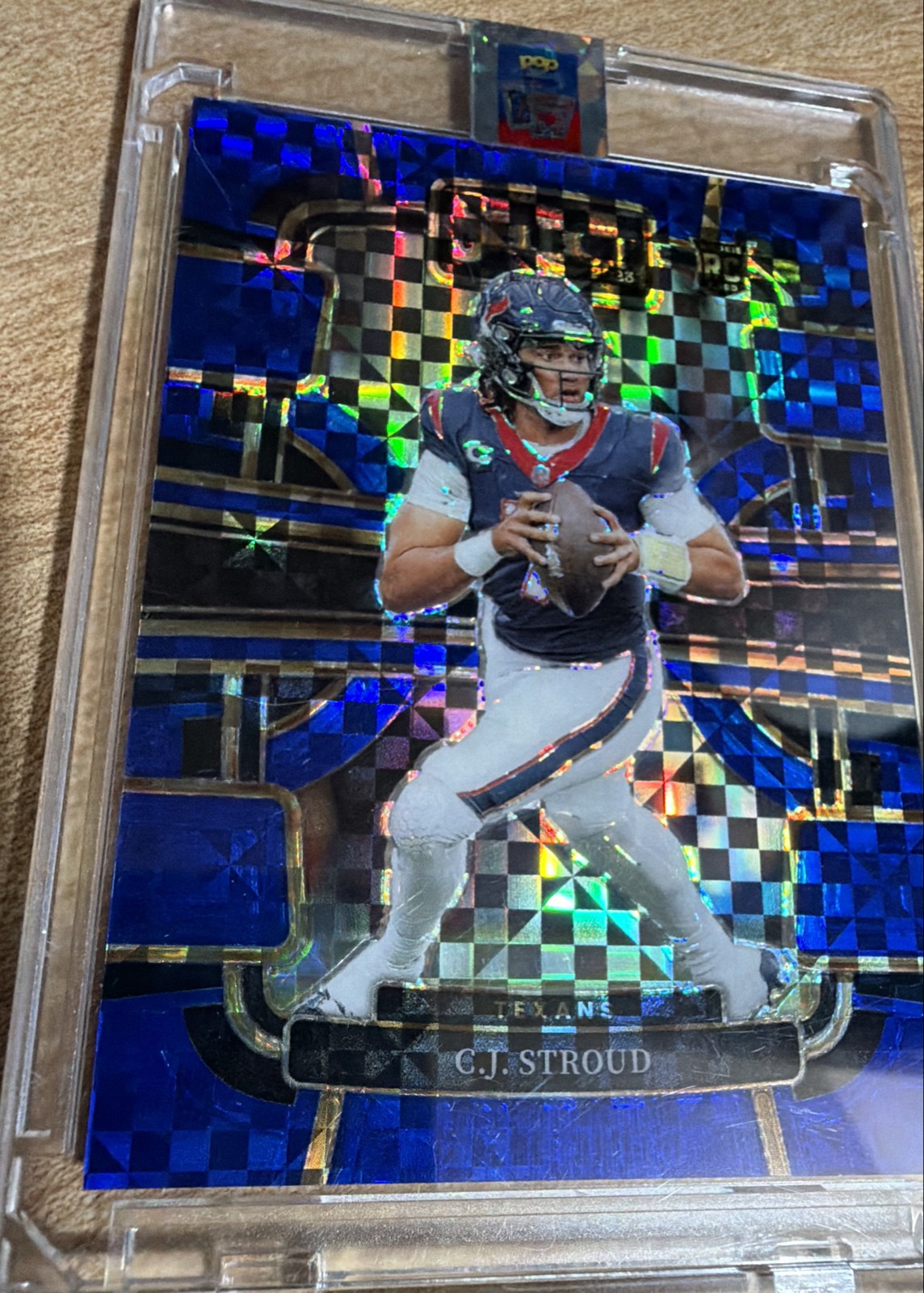 2023 Panini Select - Concourse C.J. Stroud #41 Blue Prizm /199 (RC)