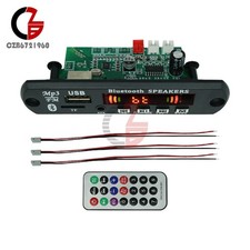 DC12V Bluetooth MP3 WMA Decoder Board Audio Module Car 2 15W Amplifier USB TF FM