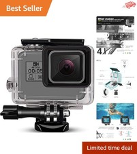 Robust 148FT Waterproof Housing for Go Pro Hero 7/6/5 - Ultimate Adventure Ready