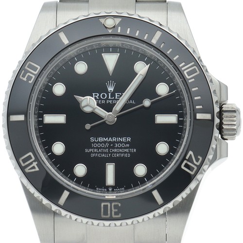 ROLEX Submariner Watches 124060 Stainless Steel mensWatch black USED