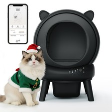 Automatic Self-Cleaning Cat Litter Box, Large Capacity for Multiple Cats