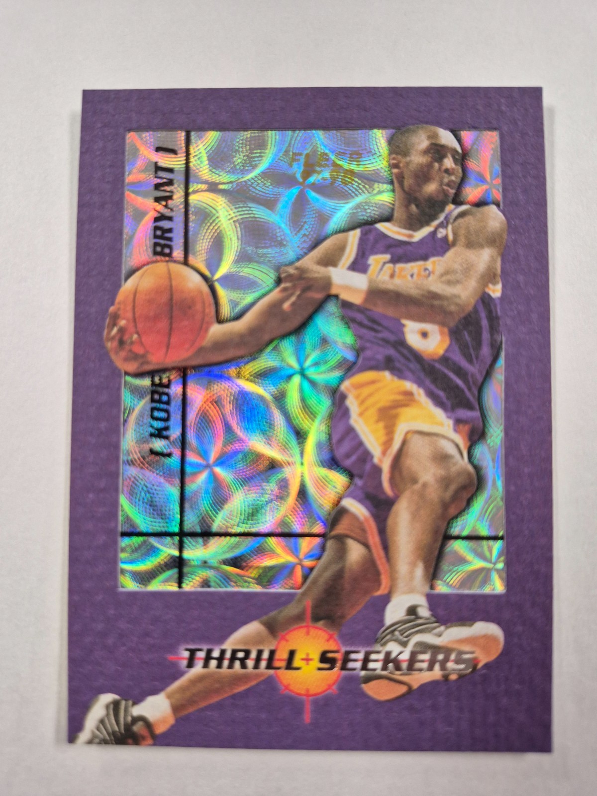 1997-98 Fleer Kobe Bryant Thrill Seekers Insert SP Lakers Mamba