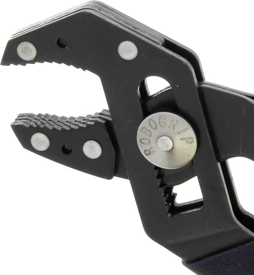 IDEAL INDUSTRIES 35-450 Robo Grip Pliers 7 in. Single, Black/Blue - Image 4 of 4