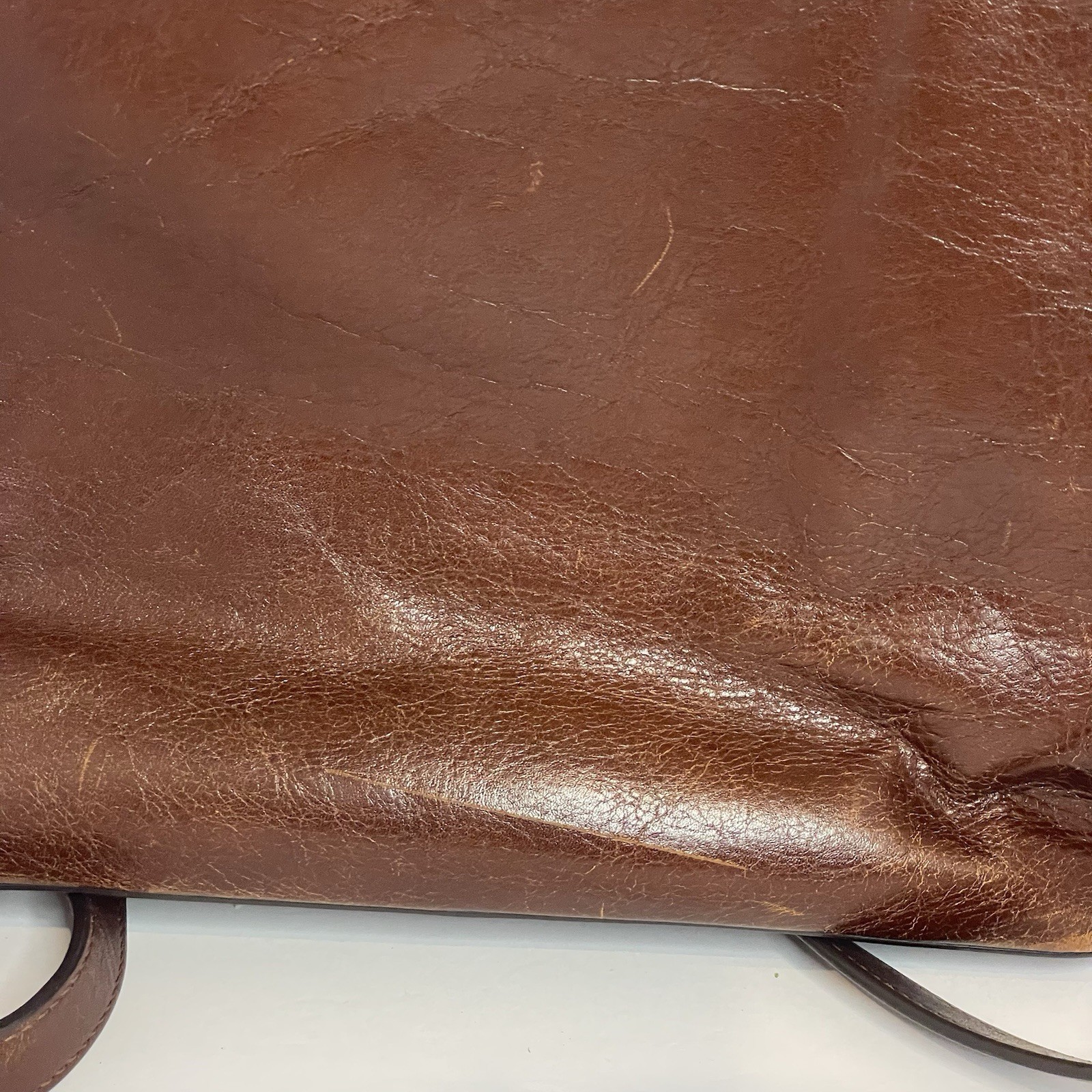 Brahmin Leather Backpack Purse Solid Brown Adjust… - image 2