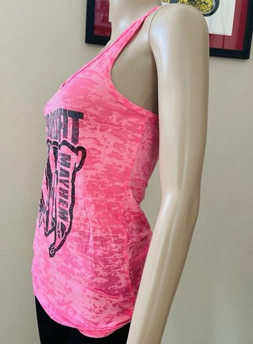 Women's Pink And One Red Tank-Top For Working Out Running The Gym S/M - Picture 10 of 16