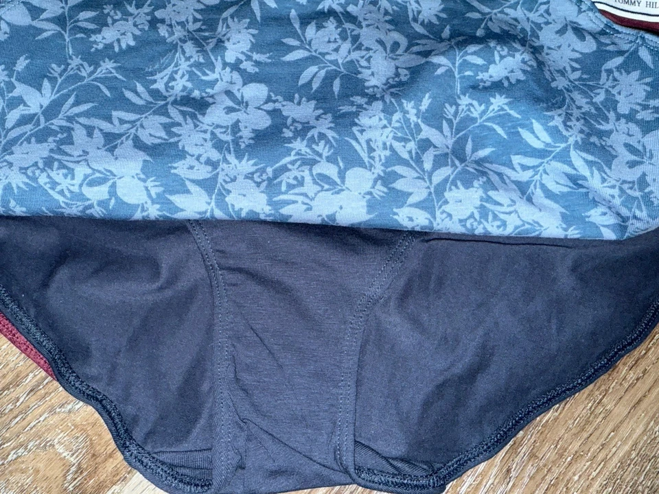 Tommy Hilfiger ~ 3 pares de bragas de bikini para mujer mezcla de algodón ~ L Foto 2 de 4