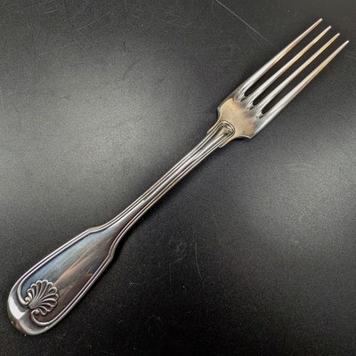 Robbe & Berking Menügabel Serie Augsburger Muschel Versilbert 150er Auflage