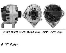 WAI Alternator 170AMP for BMW M5 5.0 2005-2010 WA23319N