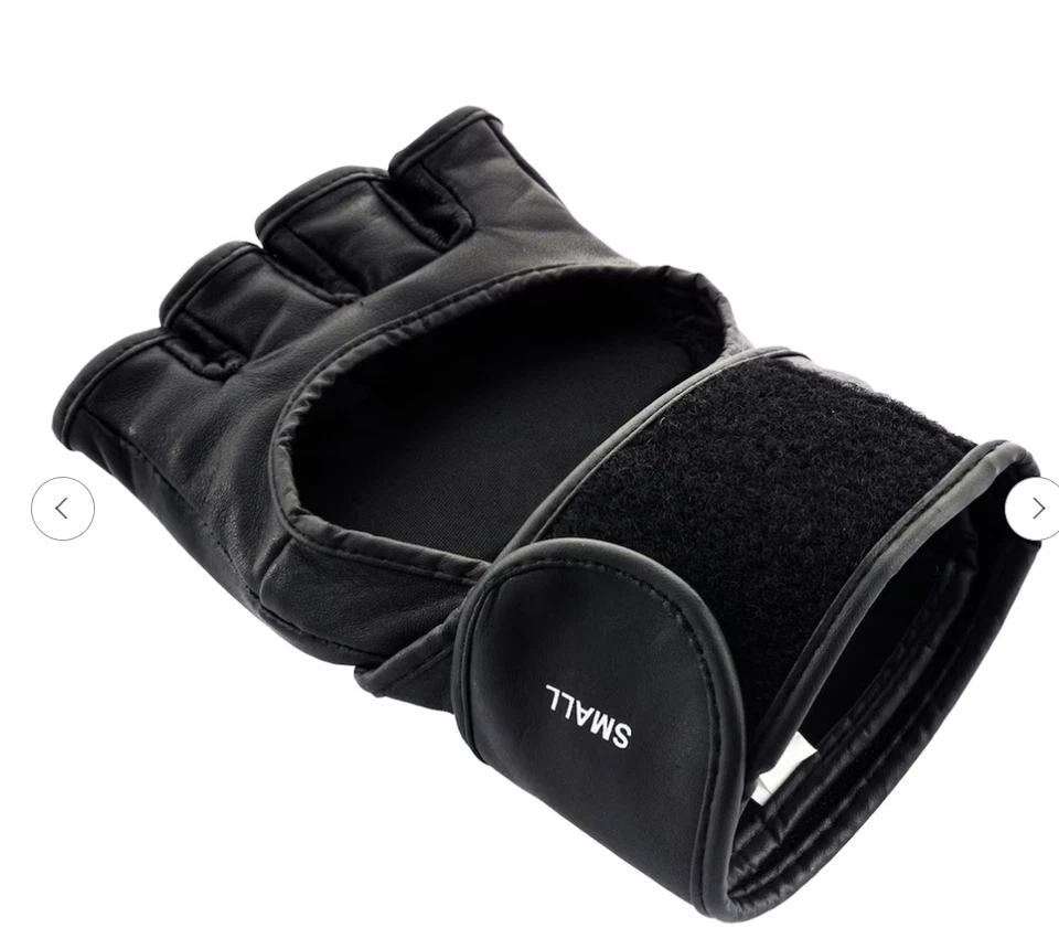 Guantes de lucha profesionales oficiales UFC negros para hombre Foto 4 de 4