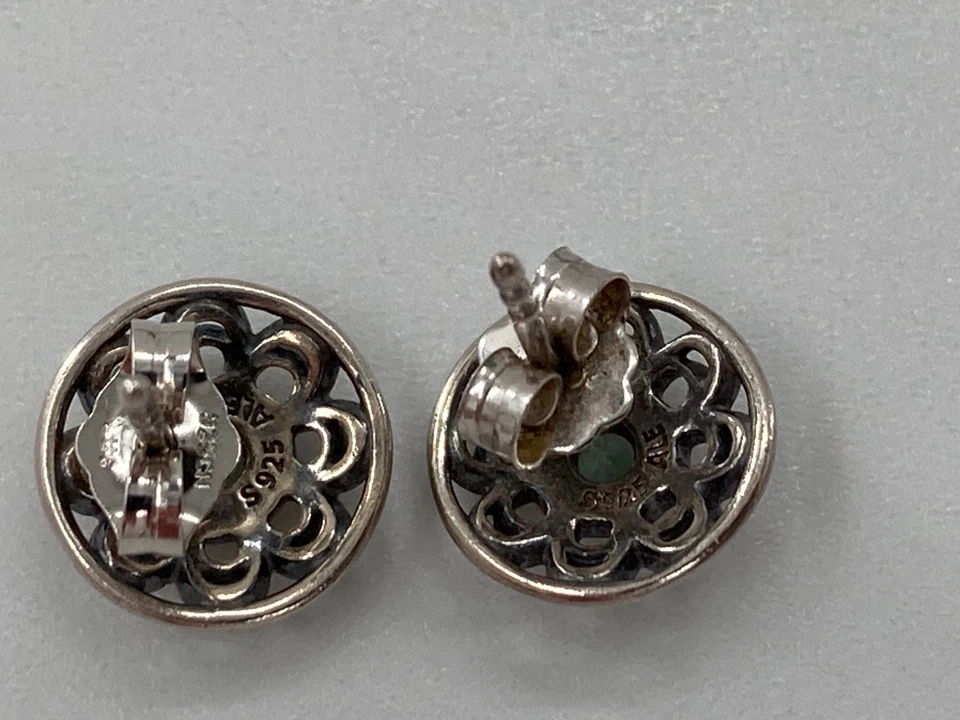 Pandora Oro 14K Esterlina Vintage Allure Pendientes Plata Esterlina 290542SSG Foto 3 de 4