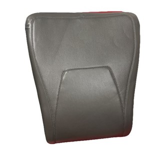 Ready Rocker Portable Rocking Chair Lumbar Back Support- Black Gray Slate