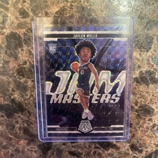 Jaylen Wells 2024 -2025 Panini Mosaic Basketball Jam Masters /30 White