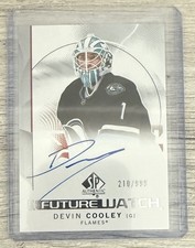 2024 UPPER DECK SP AUTHENTIC #123 DEVIN COOLEY FUTURE WATCH AUTO ROOKIE RC /999
