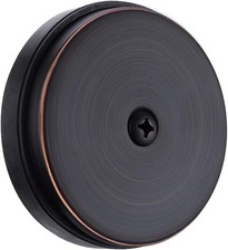 Single Hole Bathtub Drain Overflow Plate Kit  Oil Rubbed Bronze