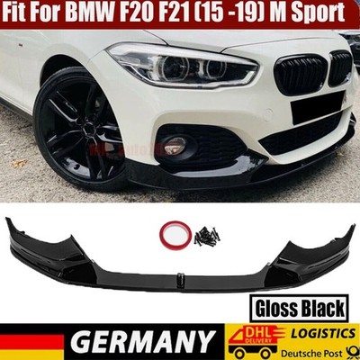 Sport Frontlippe Klavierschwarz Spoilerlippe für BMW 1er F20 F21 ab 2015 M Paket