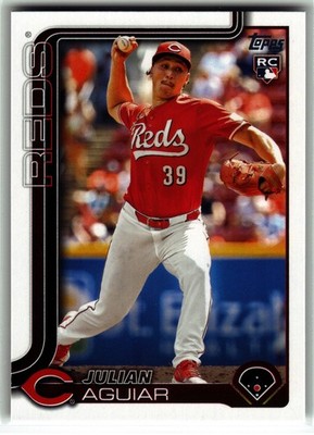 Topps 2025 Series 2 Julian Aguiar RC #566 Cincinnati Reds Baseball