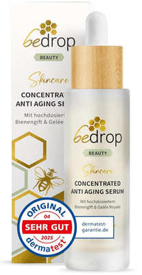 Bedrop Concentrated anti Aging Serum Mit Straffendem Bienengift, Gelée Royal, Hy