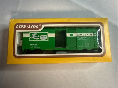 Life-Like HO Scale 8475 S/D Boxcar LINDE Union Carbide Train