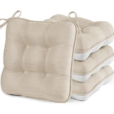 BETU Chair Cushions for Dining Chairs Set of 4,3.5" Thick Kitchen Table Chair...